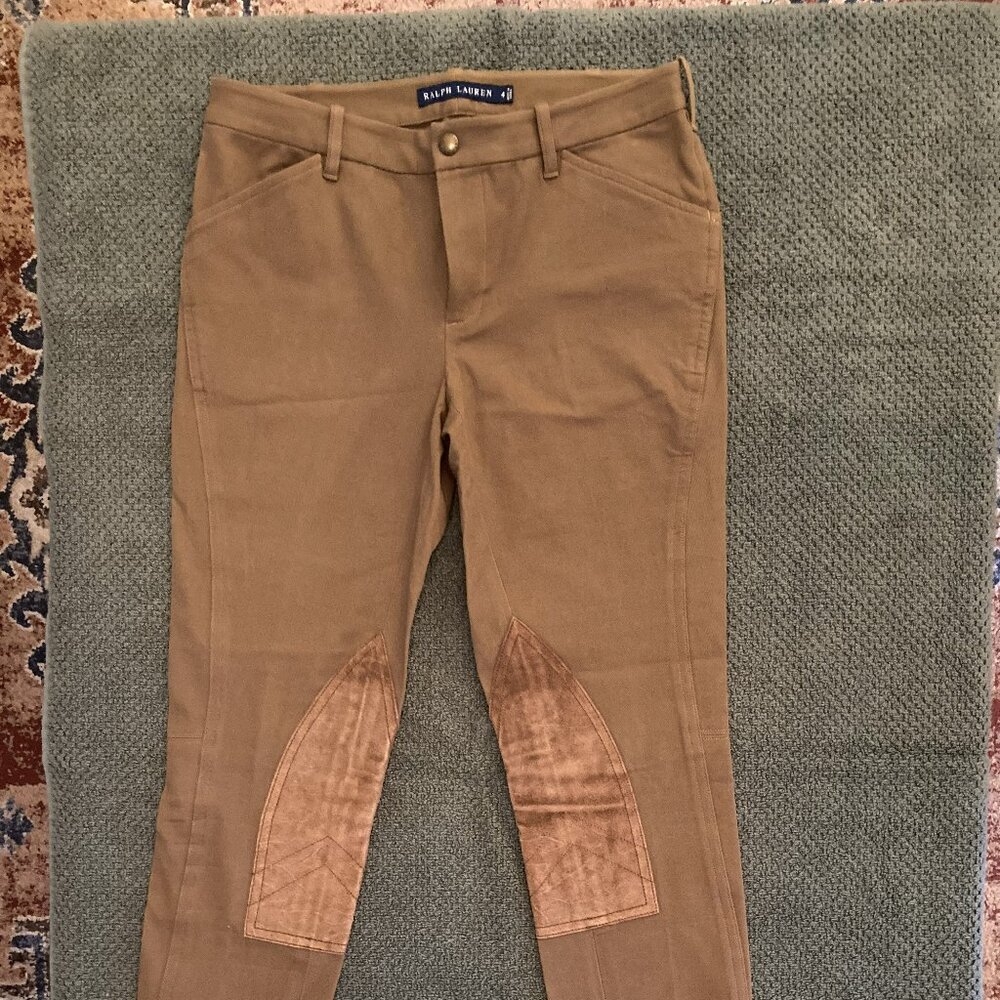 VINTAGE Ralph Lauren Riding Pants with Suede Patches
